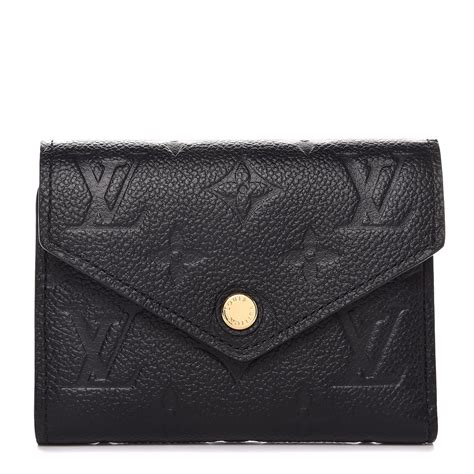 black louis vuitton wallet|louis vuitton black empreinte wallet.